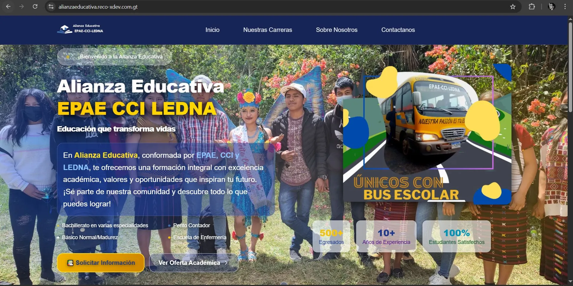 Sitio Web Colegio